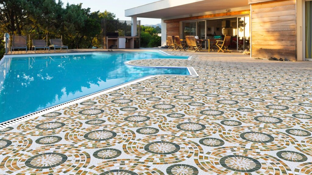 Different types of outdoor tiles and their price ranges